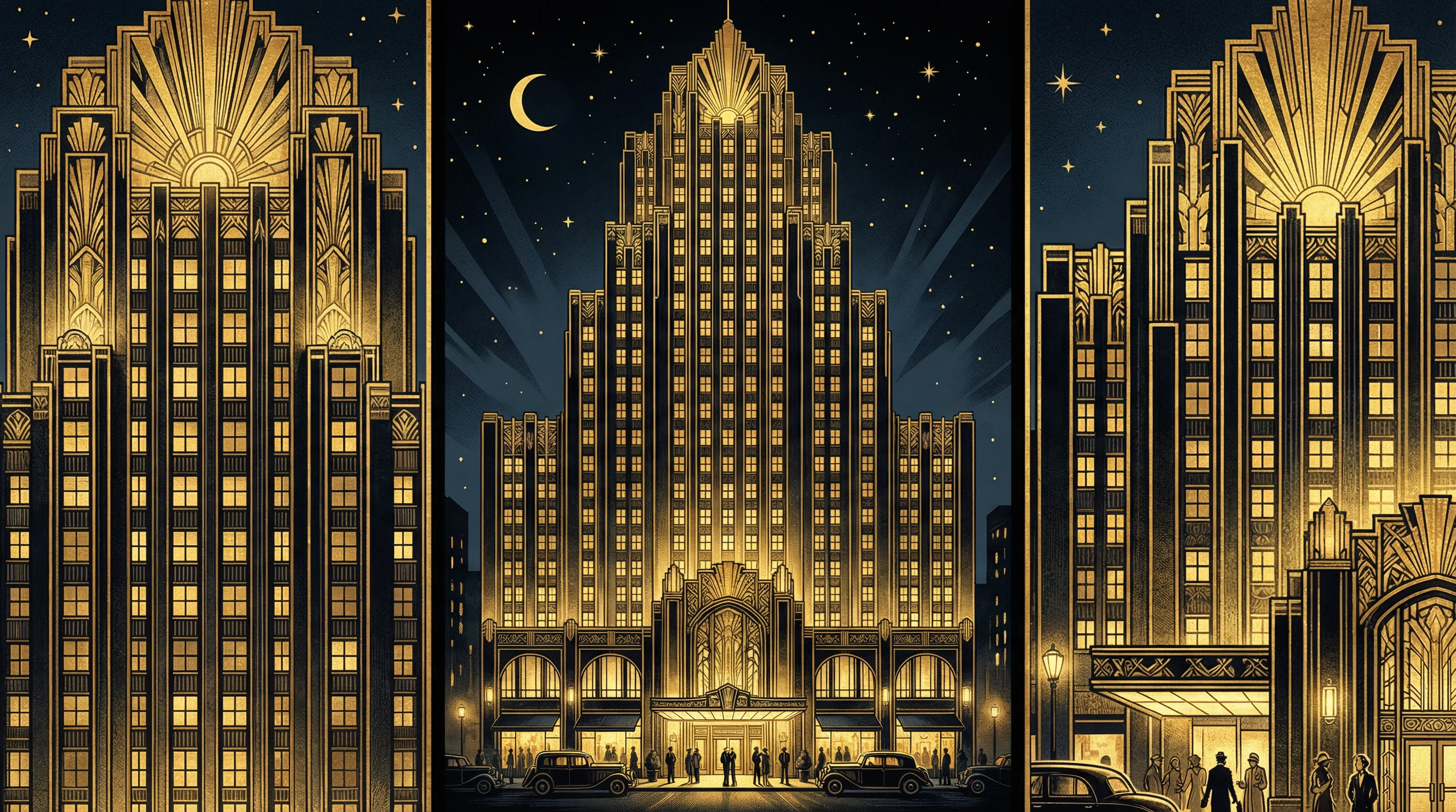 Art Deco风格建筑 - 体现 ky棋牌 网站的奢华美学